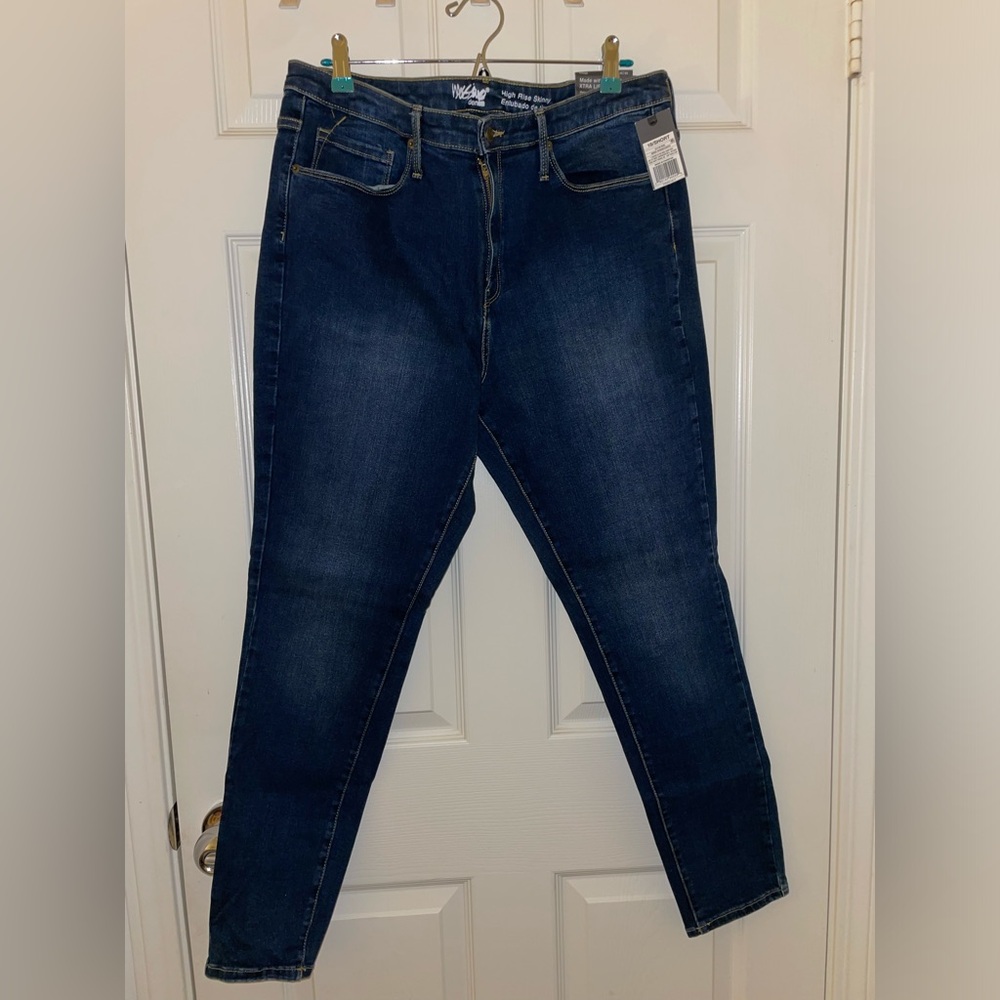 Mossimo (Target) Dark Blue Denim Jeans 18 Short